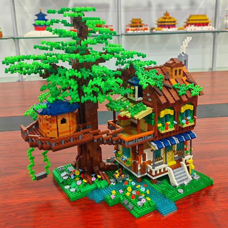 Forest Tree House Hotel Nano Building Blocks - Kawaiies - Adorable - Cute - Plushies - Plush - Kawaii