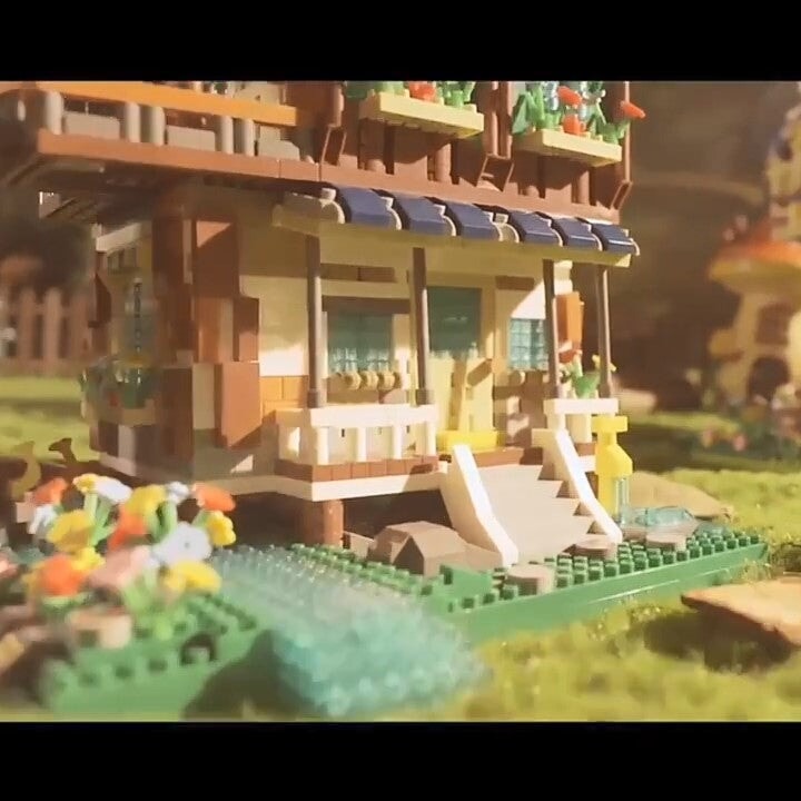 Forest Tree House Hotel Nano Building Blocks - Kawaiies - Adorable - Cute - Plushies - Plush - Kawaii