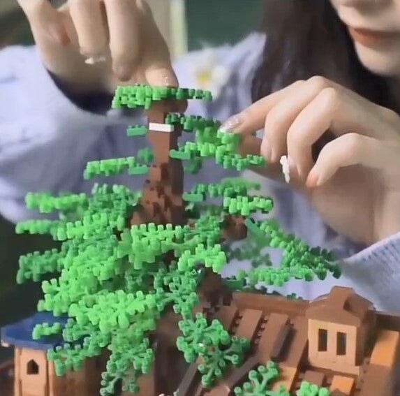 Forest Tree House Hotel Nano Building Blocks - Kawaiies - Adorable - Cute - Plushies - Plush - Kawaii