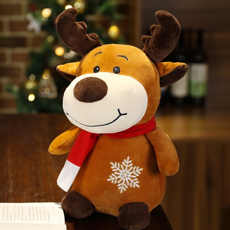 Friendly Santa Reindeer Snowman Plushies - Kawaiies - Adorable - Cute - Plushies - Plush - Kawaii