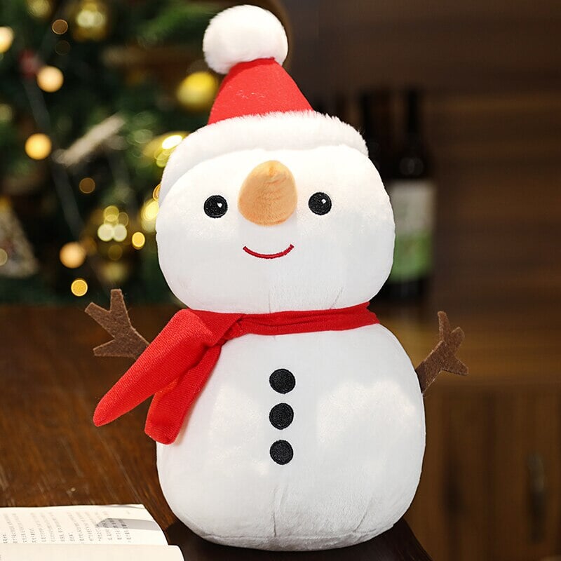 Friendly Santa Reindeer Snowman Plushies - Kawaiies - Adorable - Cute - Plushies - Plush - Kawaii