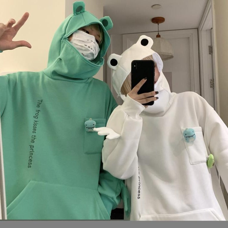 Frog Hood Hoodie *EXCLUSIVE* - Kawaiies - Adorable - Cute - Plushies - Plush - Kawaii