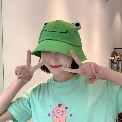 Fun Frog Bucket Hat - Kawaiies - Adorable - Cute - Plushies - Plush - Kawaii