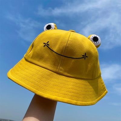 Fun Frog Bucket Hat - Kawaiies - Adorable - Cute - Plushies - Plush - Kawaii