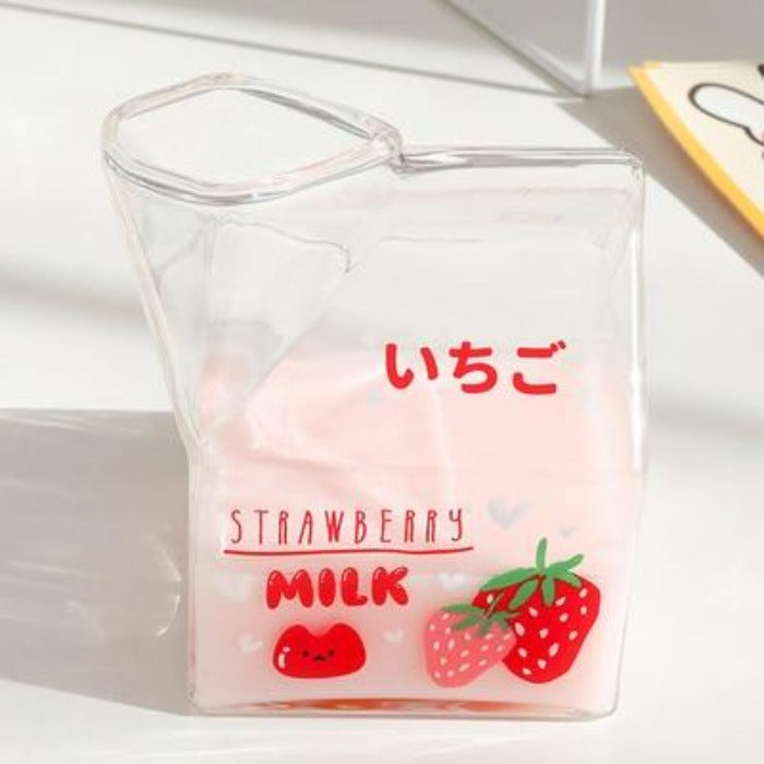 Cute Fruit Milk Carton Shape Cup - Kawaiies - Adorable - Cute - Plushies - Plush - Kawaii