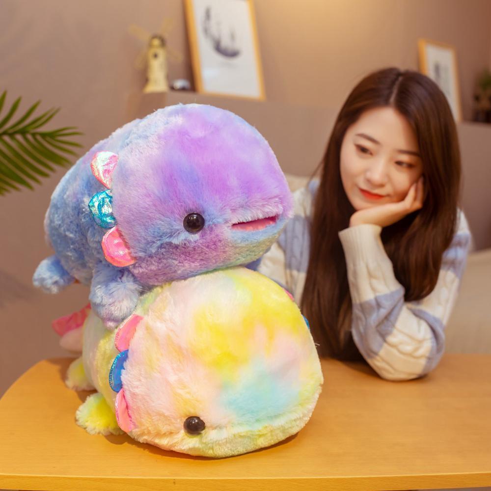 Fuzzy Galaxy Axolotl - Kawaiies - Adorable - Cute - Plushies - Plush - Kawaii