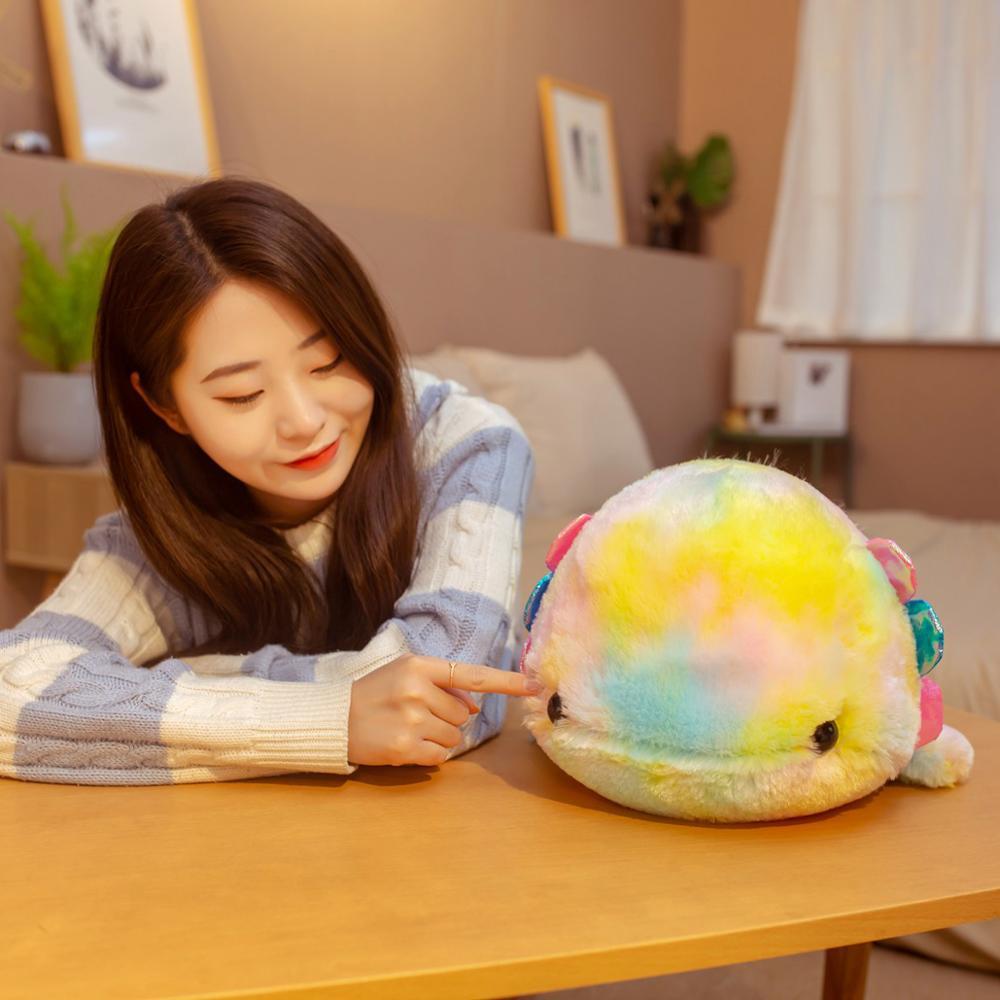 Fuzzy Galaxy Axolotl - Kawaiies - Adorable - Cute - Plushies - Plush - Kawaii