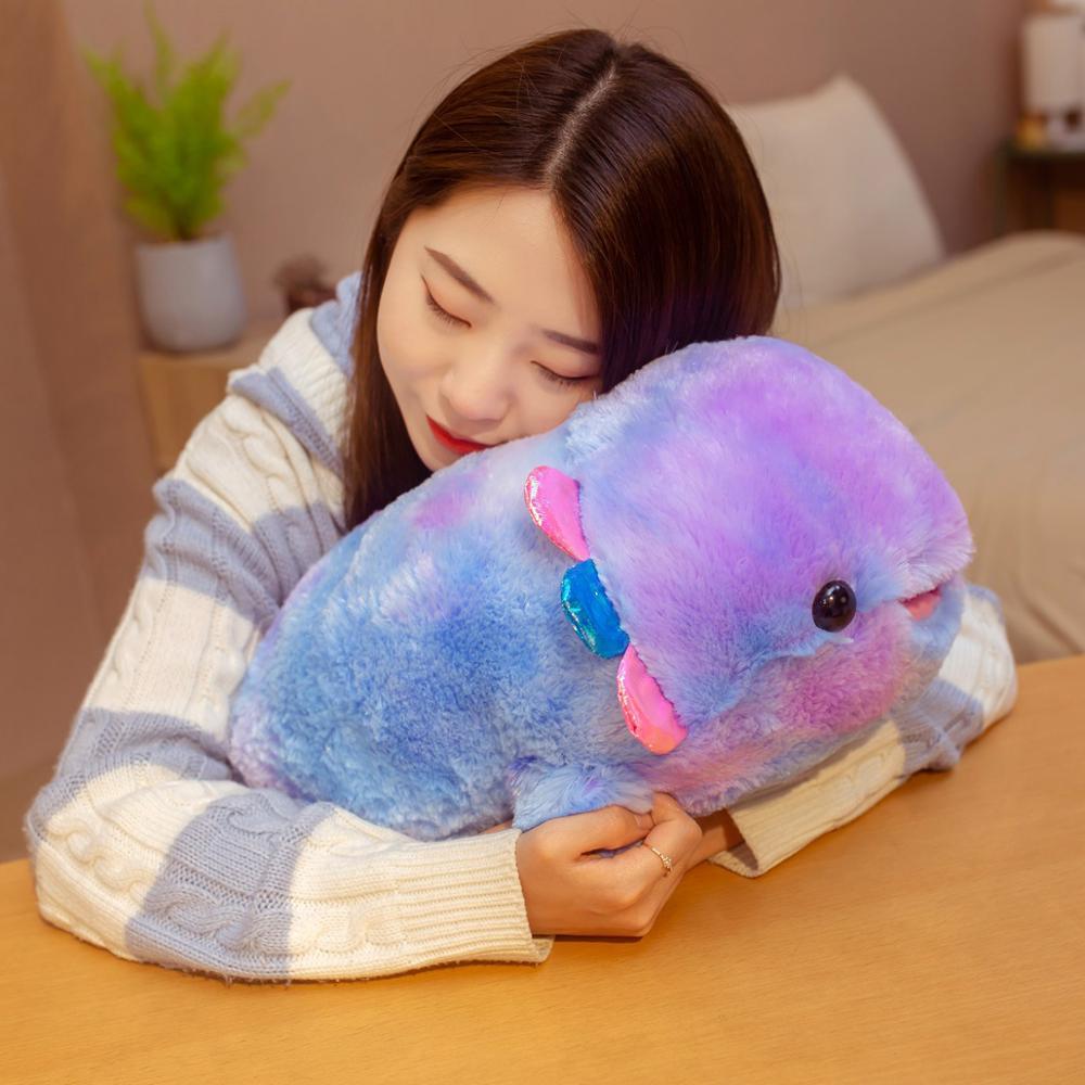 Fuzzy Galaxy Axolotl - Kawaiies - Adorable - Cute - Plushies - Plush - Kawaii