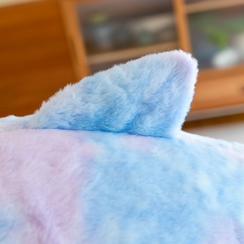 Fuzzy Rainbow Shark Plushie | NEW - Kawaiies - Adorable - Cute - Plushies - Plush - Kawaii