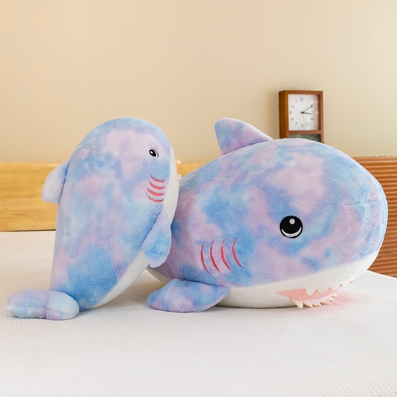 Fuzzy Rainbow Shark Plushie | NEW - Kawaiies - Adorable - Cute - Plushies - Plush - Kawaii