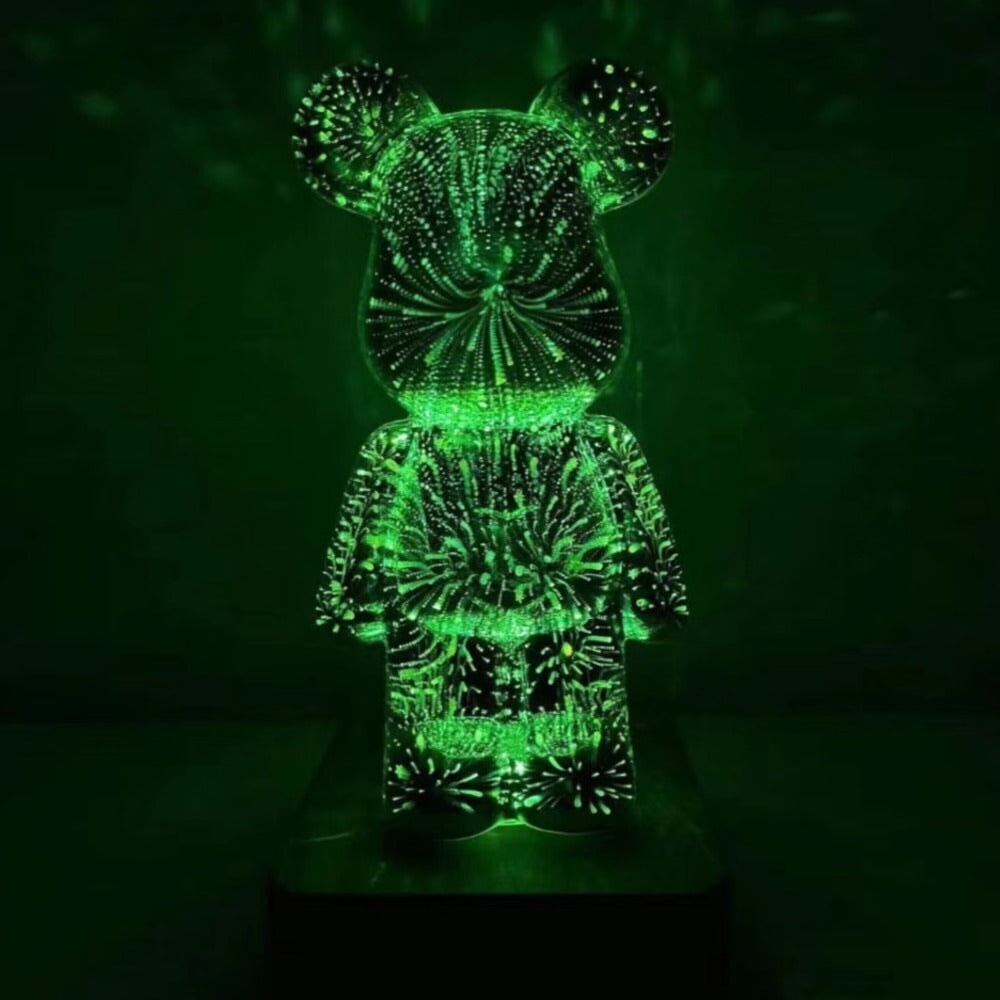 Galaxy Fireworks Standing Bear Night Light - Kawaiies - Adorable - Cute - Plushies - Plush - Kawaii