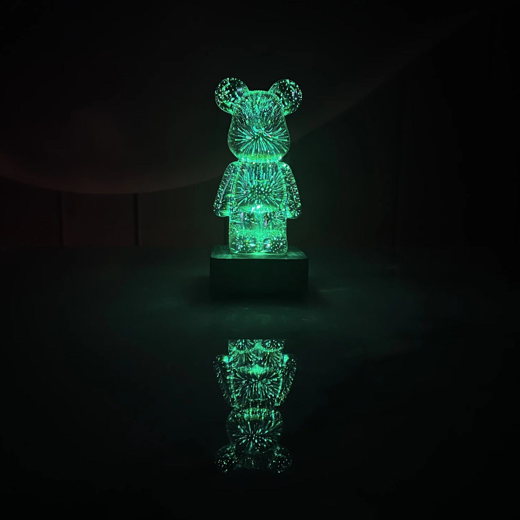 Galaxy Fireworks Standing Bear Night Light - Kawaiies - Adorable - Cute - Plushies - Plush - Kawaii