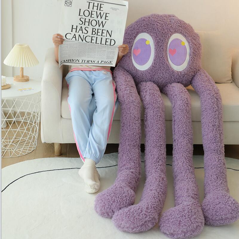 Giant Fuzzy 4-Legged Octopus Plushie - Kawaiies - Adorable - Cute - Plushies - Plush - Kawaii