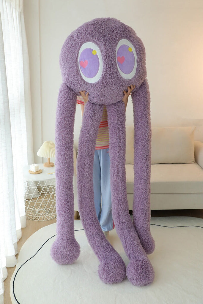 Giant Fuzzy 4-Legged Octopus Plushie - Kawaiies - Adorable - Cute - Plushies - Plush - Kawaii