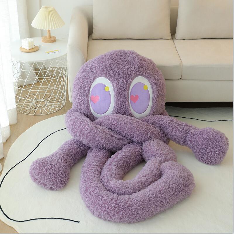 Giant Fuzzy 4-Legged Octopus Plushie - Kawaiies - Adorable - Cute - Plushies - Plush - Kawaii