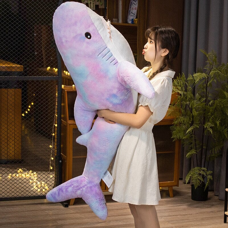 kawaiies-softtoys-plushies-kawaii-plush-Giant Fuzzy Galaxy Shark Plushies | NEW Soft toy 