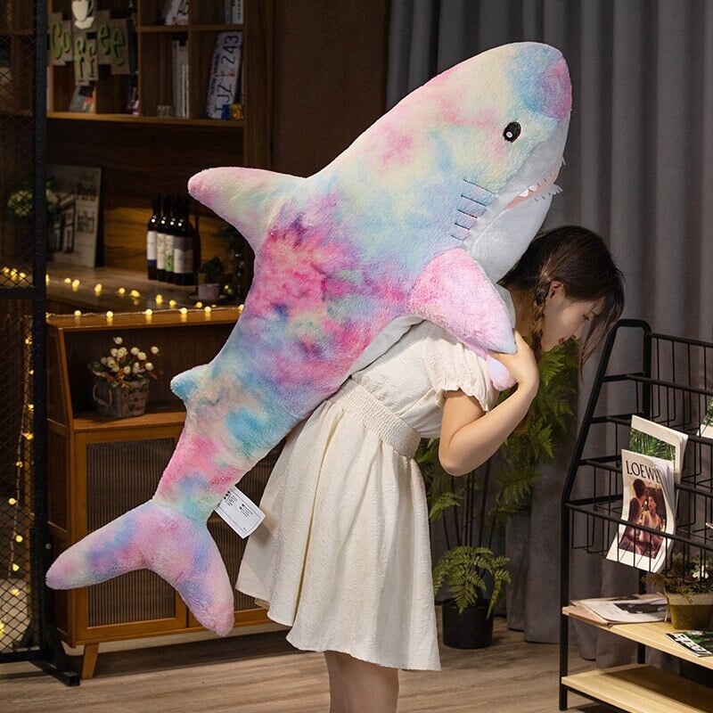 kawaiies-softtoys-plushies-kawaii-plush-Giant Fuzzy Galaxy Shark Plushies | NEW Soft toy 