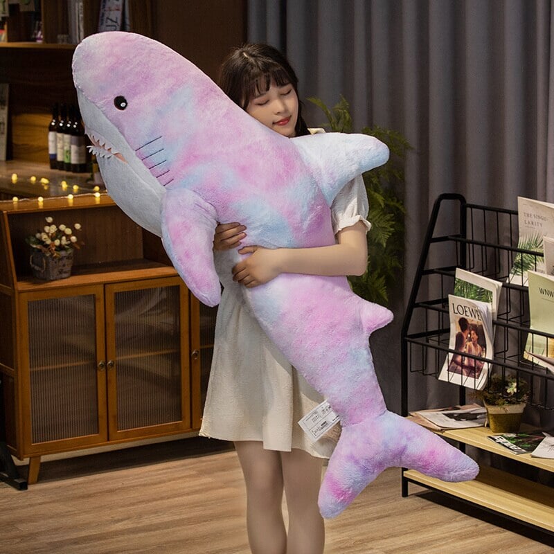 kawaiies-softtoys-plushies-kawaii-plush-Giant Fuzzy Galaxy Shark Plushies | NEW Soft toy 