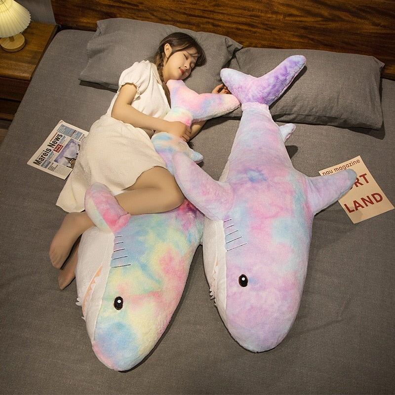 kawaiies-softtoys-plushies-kawaii-plush-Giant Fuzzy Galaxy Shark Plushies | NEW Soft toy 