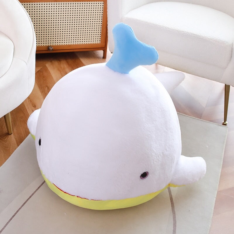 kawaiies-softtoys-plushies-kawaii-plush-Giant Galaxy Fluffy Whale Plushies | NEW Soft toy White 25cm 