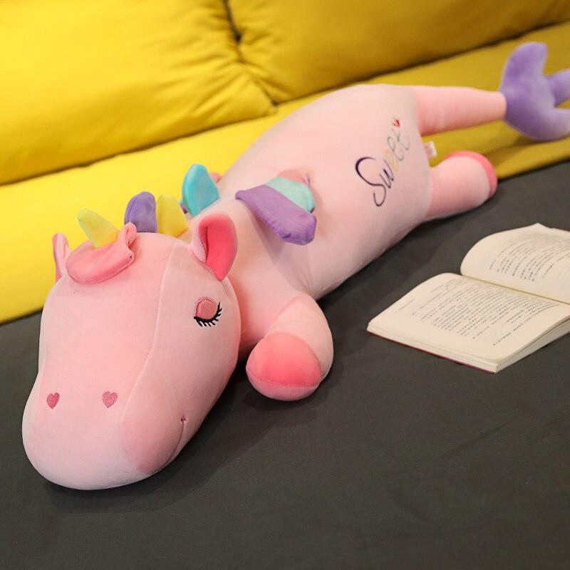 Giant Unicorn Body Pillow Plushies - Kawaiies - Adorable - Cute - Plushies - Plush - Kawaii