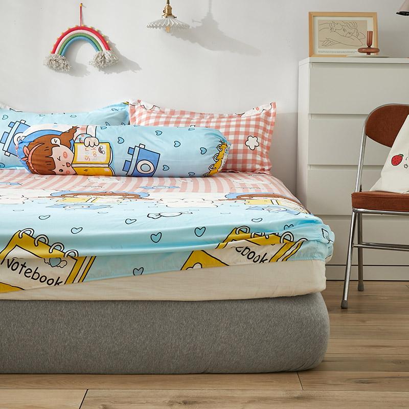 Girls Favorite Time Fitted Bedsheet - Kawaiies - Adorable - Cute - Plushies - Plush - Kawaii