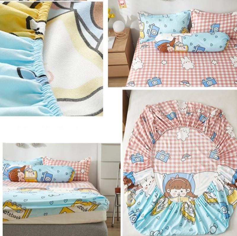 Girls Favorite Time Fitted Bedsheet - Kawaiies - Adorable - Cute - Plushies - Plush - Kawaii