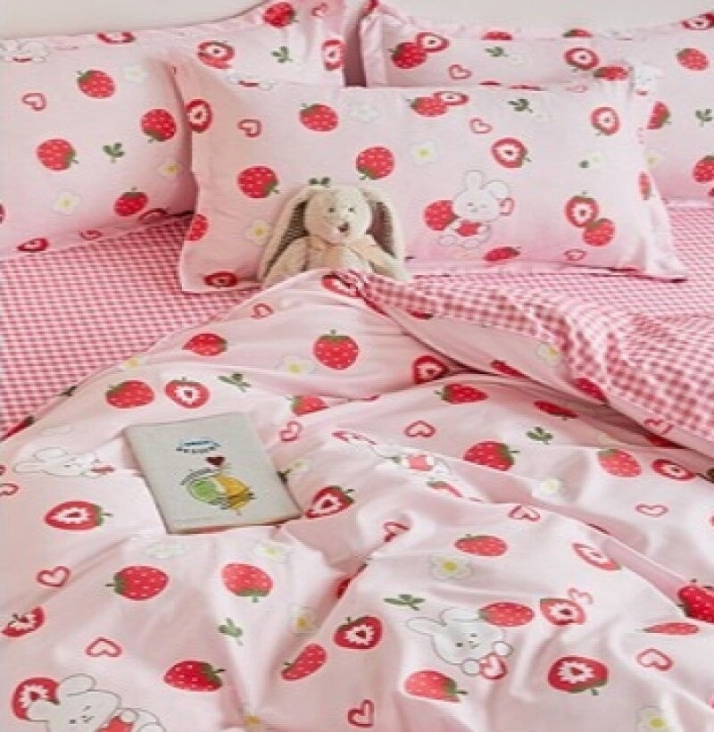 Millions of Strawberries in My Dream Bedding Sets - Kawaiies - Adorable - Cute - Plushies - Plush - Kawaii