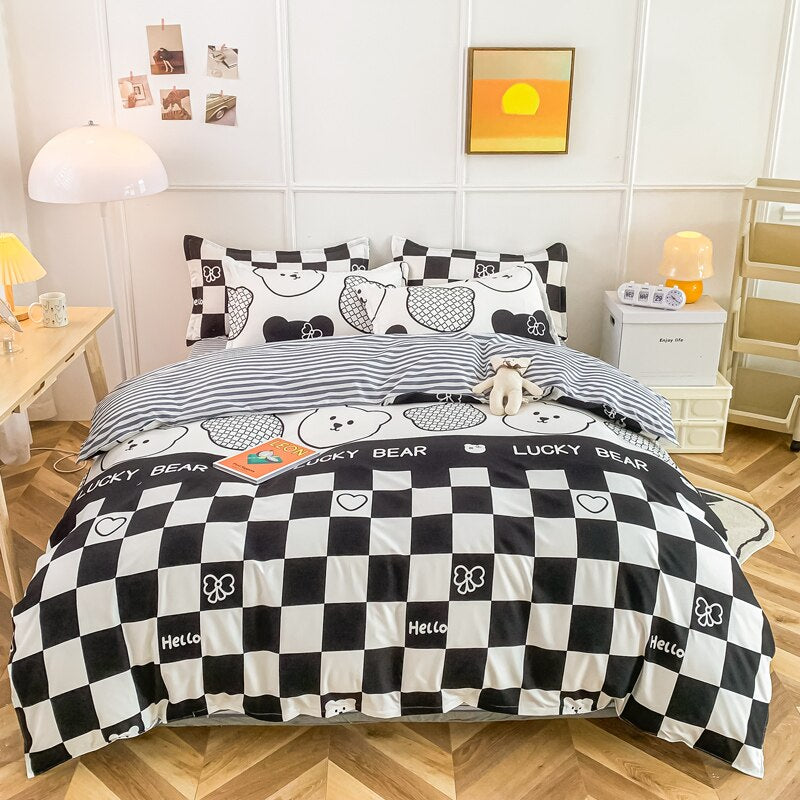https://www.kawaiies.com/cdn/shop/products/kawaiies-plushies-plush-softtoy-gray-bear-checkered-bedding-set-new-bedding-sets-black-single-927244.jpg?v=1664473134
