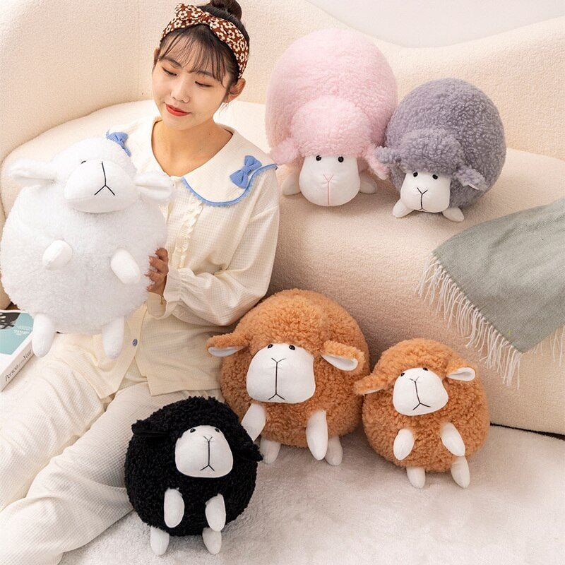 Grumpy Fluffy Sheep Plushies - Kawaiies - Adorable - Cute - Plushies - Plush - Kawaii