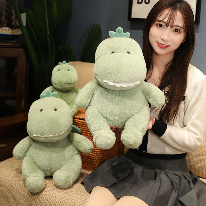 Hajiro the Goofy Green Dinosaur Plushie - Kawaiies - Adorable - Cute - Plushies - Plush - Kawaii