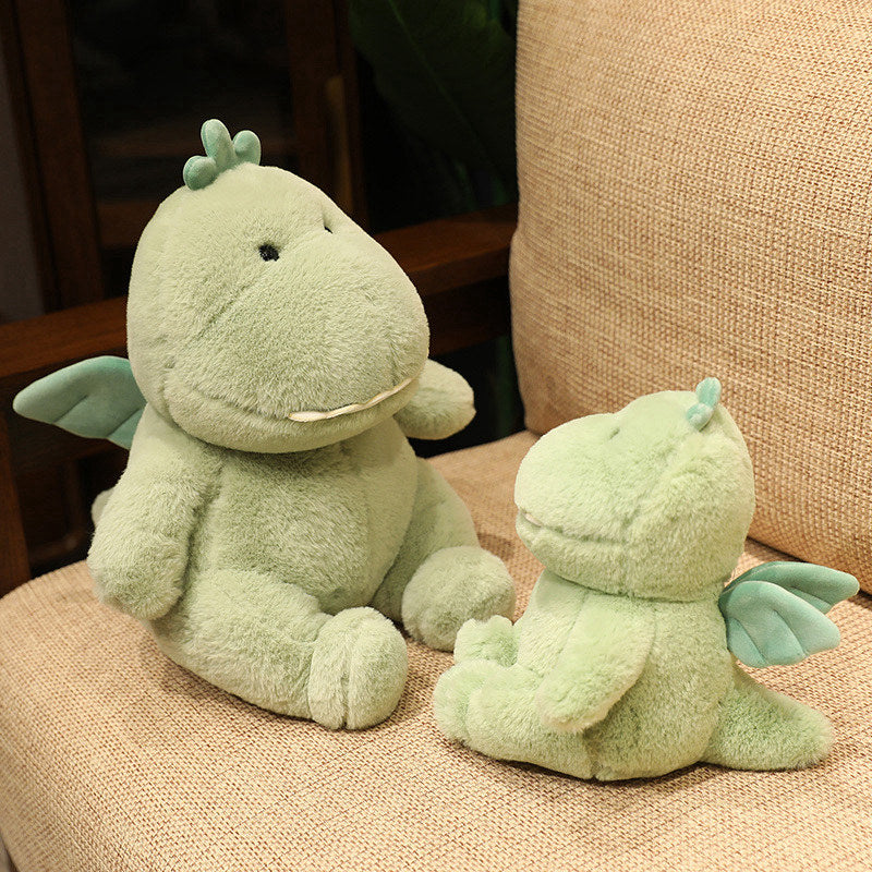 Hajiro the Goofy Green Dinosaur Plushie - Kawaiies - Adorable - Cute - Plushies - Plush - Kawaii