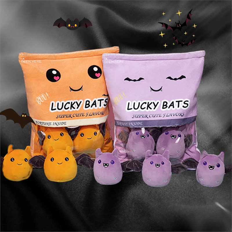 kawaiies-softtoys-plushies-kawaii-plush-Halloween Bats Purple Orange Candy Bag Plushie Soft toy 