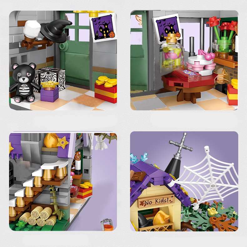 Halloween Hut & Carriage Nano Building Blocks Collection - Kawaiies - Adorable - Cute - Plushies - Plush - Kawaii