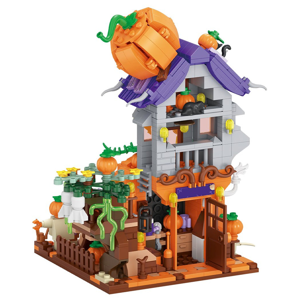 Halloween Hut & Carriage Nano Building Blocks Collection - Kawaiies - Adorable - Cute - Plushies - Plush - Kawaii
