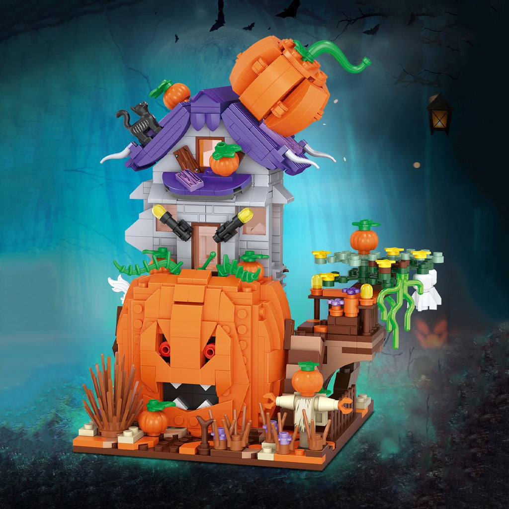 Halloween Hut & Carriage Nano Building Blocks Collection - Kawaiies - Adorable - Cute - Plushies - Plush - Kawaii