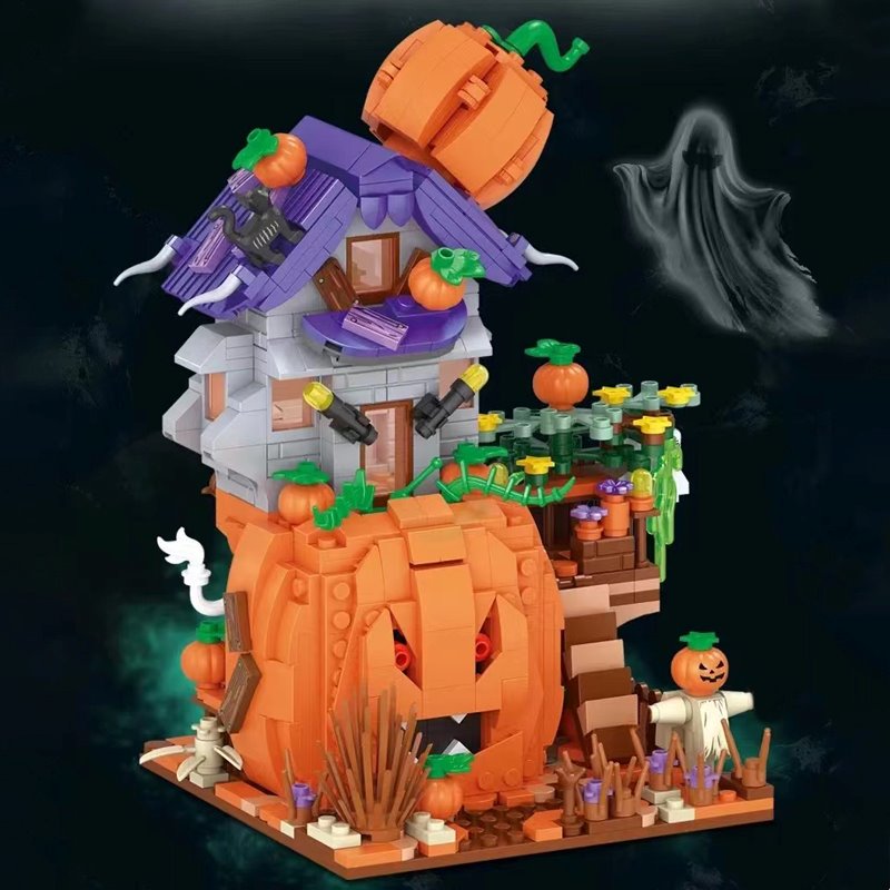 Halloween Hut & Carriage Nano Building Blocks Collection - Kawaiies - Adorable - Cute - Plushies - Plush - Kawaii