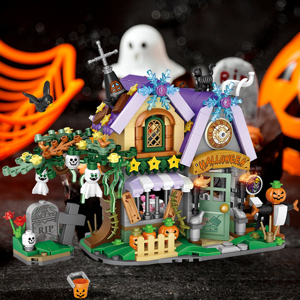 Halloween Hut & Carriage Nano Building Blocks Collection - Kawaiies - Adorable - Cute - Plushies - Plush - Kawaii