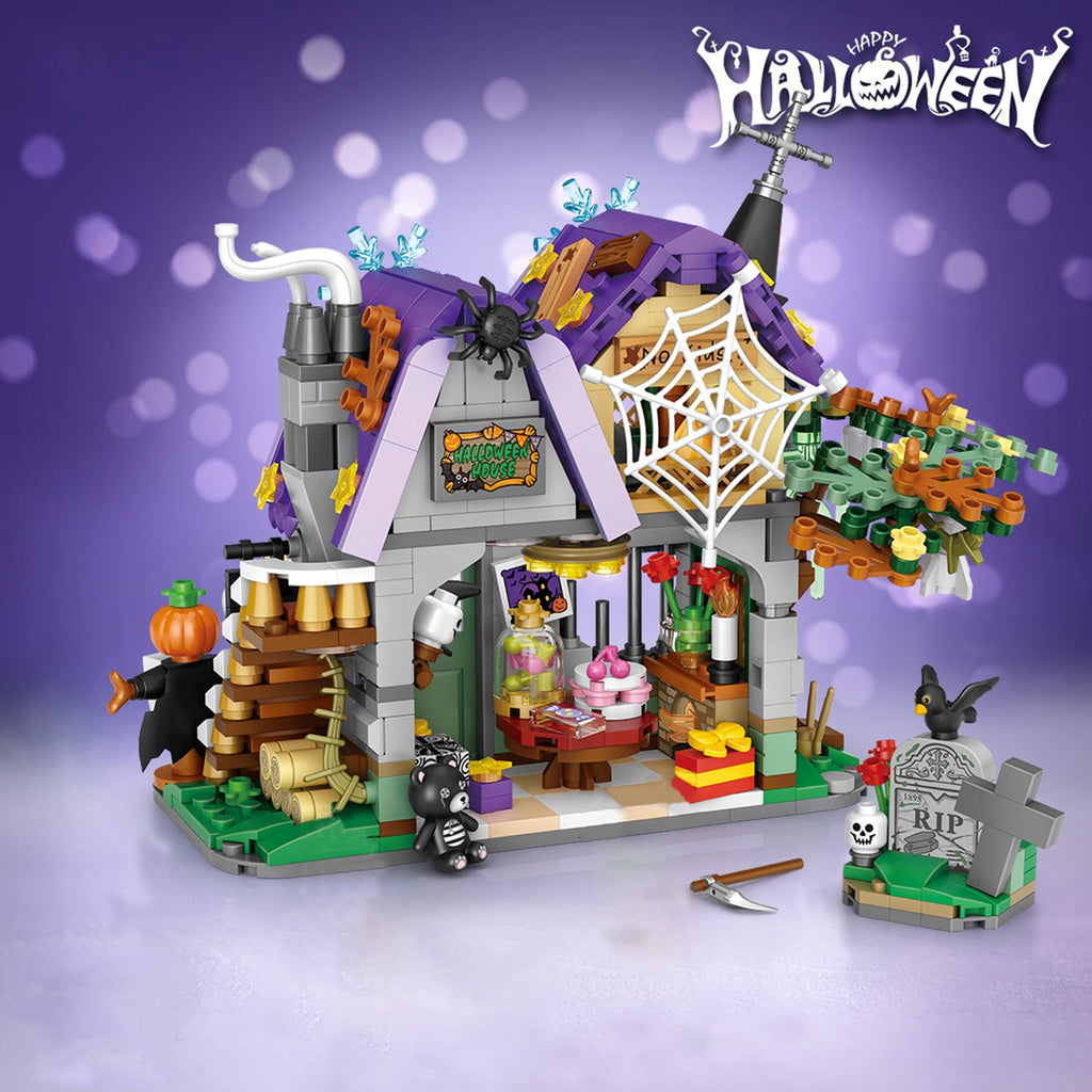 Halloween Hut & Carriage Nano Building Blocks Collection - Kawaiies - Adorable - Cute - Plushies - Plush - Kawaii