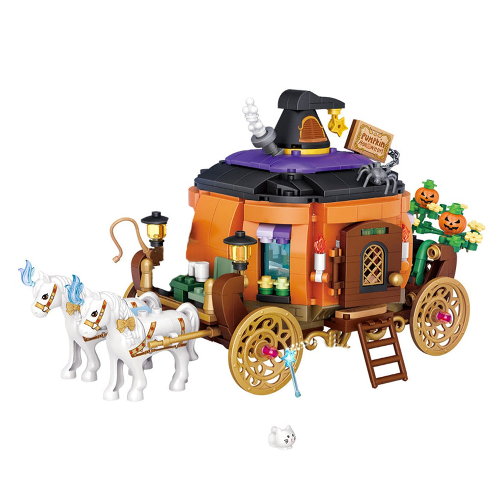 Halloween Hut & Carriage Nano Building Blocks Collection - Kawaiies - Adorable - Cute - Plushies - Plush - Kawaii