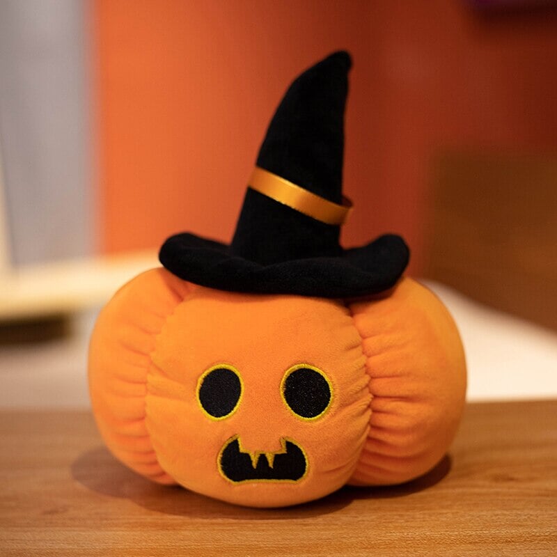 Halloween Pumpkin Black Hat Plushie Collection - Kawaiies - Adorable - Cute - Plushies - Plush - Kawaii