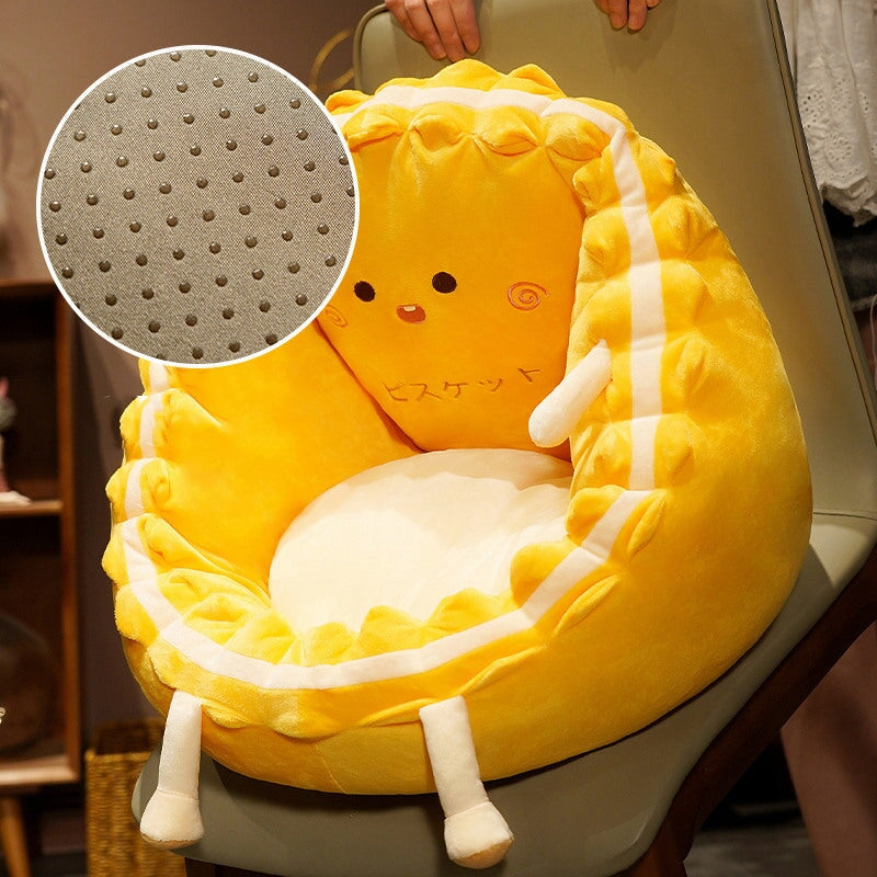 Happy and Angry Chair Cushion - Kawaiies - Adorable - Cute - Plushies - Plush - Kawaii