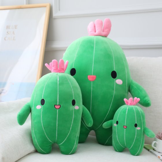 Happy Cactus Friends - Kawaiies - Adorable - Cute - Plushies - Plush - Kawaii