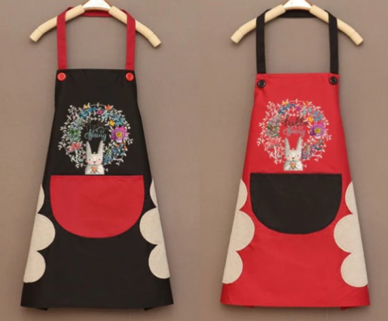 Hello Spring Rabbit Chef Apron - Kawaiies - Adorable - Cute - Plushies - Plush - Kawaii