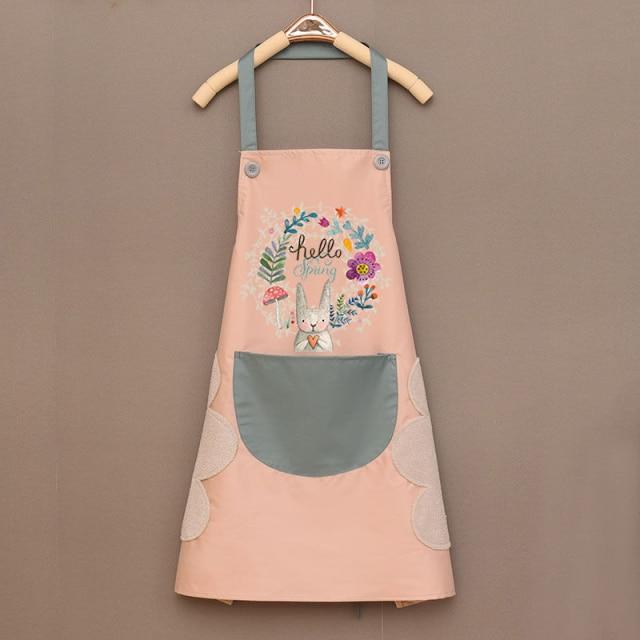 Hello Spring Rabbit Chef Apron - Kawaiies - Adorable - Cute - Plushies - Plush - Kawaii