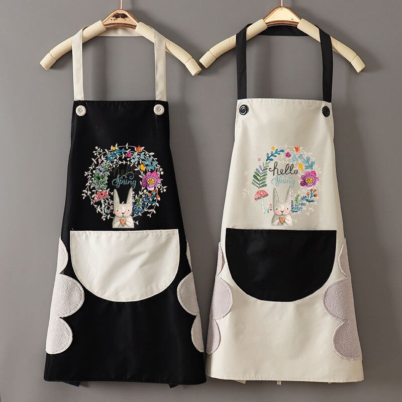 Hello Spring Rabbit Chef Apron - Kawaiies - Adorable - Cute - Plushies - Plush - Kawaii