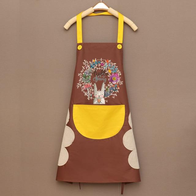 Hello Spring Rabbit Chef Apron - Kawaiies - Adorable - Cute - Plushies - Plush - Kawaii