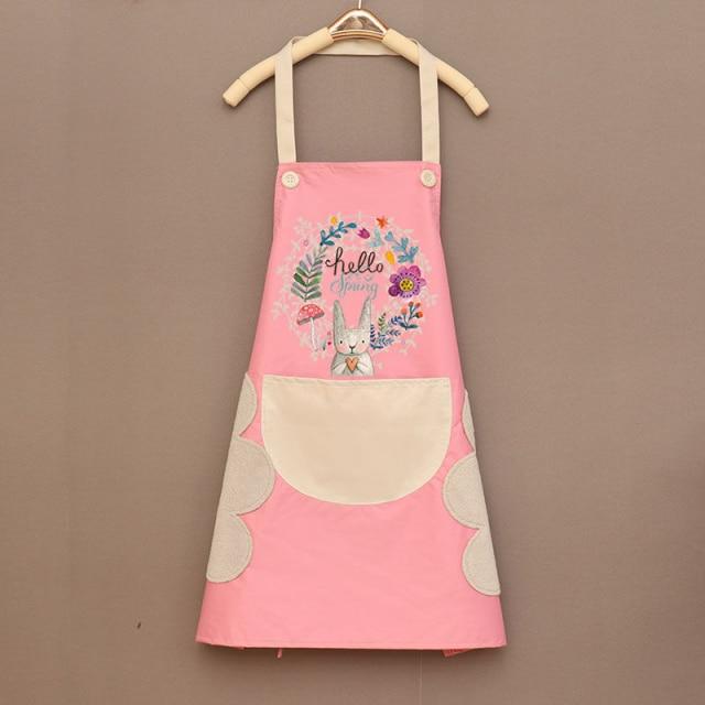 Hello Spring Rabbit Chef Apron - Kawaiies - Adorable - Cute - Plushies - Plush - Kawaii