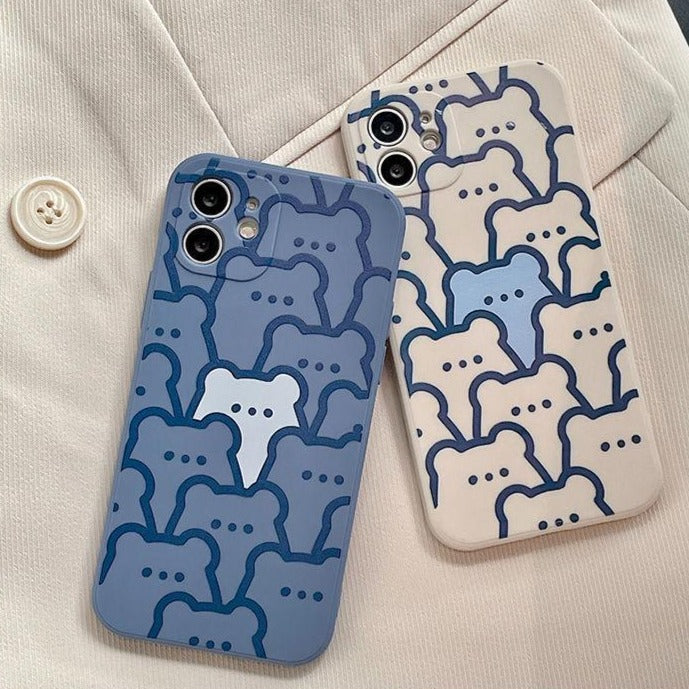Hide and Seek Bear iPhone Case - Kawaiies - Adorable - Cute - Plushies - Plush - Kawaii
