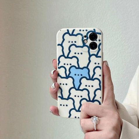 Hide and Seek Bear iPhone Case - Kawaiies - Adorable - Cute - Plushies - Plush - Kawaii